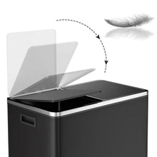 Load image into Gallery viewer, Kitchen Dual Recycling Bin 30L, Black
