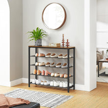 Load image into Gallery viewer, Shoe Rack Storage Organiser 4 Shelves
