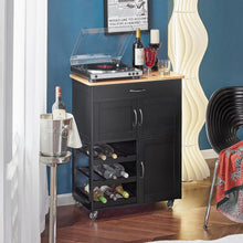 Load image into Gallery viewer, Kitchen Trolley Bottle Rack Drawer Cabinet
