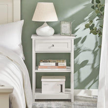 Load image into Gallery viewer, Bedside Table with Drawer Shelves
