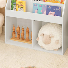 Load image into Gallery viewer, Kids Shelving Unit 3 Shelves 2 Compartments
