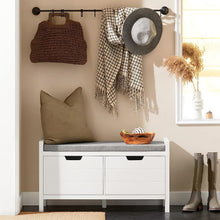 Load image into Gallery viewer, Shoe Bench Shoe Rack Cabinet Hallway, White

