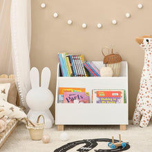 Load image into Gallery viewer, Kids Storage Bookcase 3 Compartments, White

