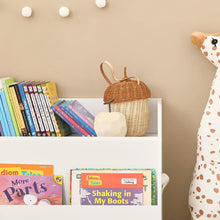 Load image into Gallery viewer, Kids Storage Bookcase 3 Compartments, White
