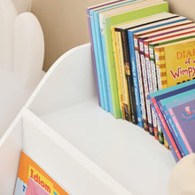 Load image into Gallery viewer, Kids Storage Bookcase 3 Compartments, White
