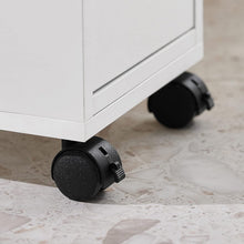 Load image into Gallery viewer, Storage Cart Narrow Cabinet Wheels Tray Drawers
