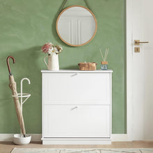 Load image into Gallery viewer, 2 Drawer Shoe Cabinet Storage Unit
