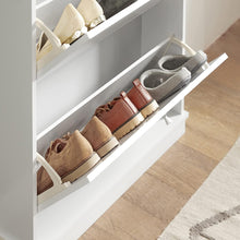 Load image into Gallery viewer, 2 Drawer Shoe Cabinet Storage Unit
