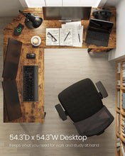 Load image into Gallery viewer, L-Shaped Computer Desk Corner
