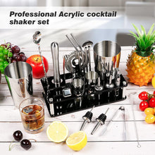 Load image into Gallery viewer, Cocktail Shaker Set Boston 23-Piece Stainless Steel and Professional Bar Tools for Drink Mixing
