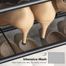 Load image into Gallery viewer, 5-Tier Shoe Rack, Industrial Shoe Organizer Storage Bench
