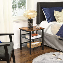 Load image into Gallery viewer, Side Table, 2 Mesh Shelves
