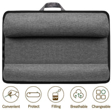 Load image into Gallery viewer, Portable Laptop Desk with Device Ledge, Mouse Pad and Phone Holder for Home Office (Black, 43cm)
