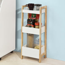 Load image into Gallery viewer, 3-Tier White Storage Bathroom Shelf
