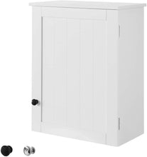 Load image into Gallery viewer, White Wall Cabinet with Door 40x52cm
