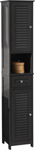 Load image into Gallery viewer, Freestanding Tall Bathroom Cabinet 170 x 32 x 30 cm (Black)
