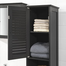 Load image into Gallery viewer, Freestanding Tall Bathroom Cabinet 170 x 32 x 30 cm (Black)
