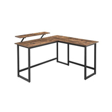 Load image into Gallery viewer, L-Shaped Desk with Screen Stand
