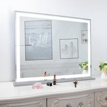 Load image into Gallery viewer, Hollywood LED Makeup Mirror with Smart Touch Control and 3 Colors Dimmable Light (72 x 56 cm)
