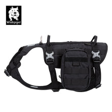 Load image into Gallery viewer, Whinhyepet Military Harness Black XL
