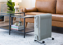Load image into Gallery viewer, 11-Fin Oil Column Heater 2400W w/ 3 Heat Settings &amp; Wheels
