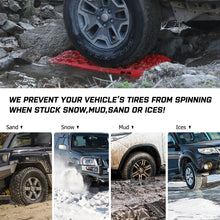 Load image into Gallery viewer, X-BULL Recovery tracks Boards 10T 2 Pairs Sand Mud Snow With Mounting Bolts pins Red
