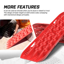 Load image into Gallery viewer, X-BULL Recovery tracks Boards 10T 2 Pairs Sand Mud Snow With Mounting Bolts pins Red
