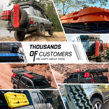 Load image into Gallery viewer, X-BULL 2PCS Recovery Tracks Snow Tracks Mud tracks 4WD With 4PC mounting bolts Orange
