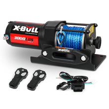 Load image into Gallery viewer, X-BULL 12V Electric Winch 3000LB ATV Winch Boat Trailer Winch Synthetic Rope
