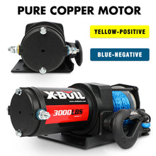 Load image into Gallery viewer, X-BULL 12V Electric Winch 3000LB ATV Winch Boat Trailer Winch Synthetic Rope
