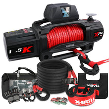 Load image into Gallery viewer, X-BULL 4WD Recovery Kit Kinetic Recovery Rope With 14500LBS Electric Winch 12V Winch 4WD 4X4 Offroad
