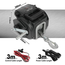 Load image into Gallery viewer, X-BULL Electric Boat Winch 12V 6500LBS Portable Detachable Steel Cable Marine Ship 3000KG 4WD
