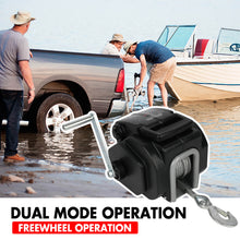 Load image into Gallery viewer, X-BULL Electric Boat Winch 12V 6500LBS Portable Detachable Steel Cable Marine Ship 3000KG 4WD
