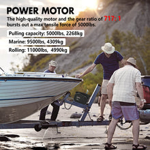 Load image into Gallery viewer, X-BULL 5000LBS Electric Boat Winch 12V Portable Detachable Marine Ship Trailer Winch
