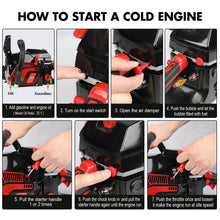 Load image into Gallery viewer, X-BULL 62cc Chainsaw Petrol Commercial 22" Bar E-Start Tree Pruning Top Handle
