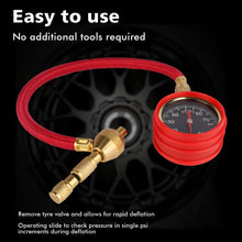 Load image into Gallery viewer, X-BULL Tyre Deflators Tire Automatic 4WD Pressure Gauge 4 Brass Deflator
