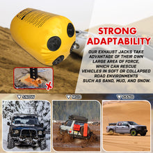 Load image into Gallery viewer, X-BULL Exhaust Jack Air Jack Rescue Kit/ 2PCS Recovery Tracks Boards  4x4 4WD Gen2.0
