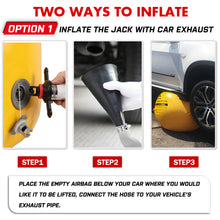 Load image into Gallery viewer, X-BULL Exhaust Jack Air Jack Rescue Kit/ 2PCS Recovery Tracks Boards  4x4 4WD Gen2.0

