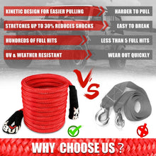 Load image into Gallery viewer, X-BULL Kinetic Rope 22mm x 9m Snatch Strap Recovery Kit Dyneema Tow Winch
