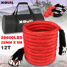Load image into Gallery viewer, X-BULL Kinetic Rope 22mm x 9m Snatch Strap Recovery Kit Dyneema Tow Winch
