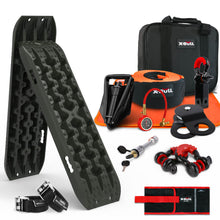 Load image into Gallery viewer, X-BULL Winch Recovery Kit Recovery Tracks Gen 3.0 Olive Boards Snatch Strap Off Road 4WD
