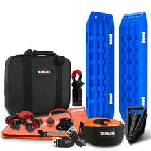 Load image into Gallery viewer, X-BULL Winch Recovery Kit with Recovery Tracks Gen 2.0 Blue Boards Snatch Strap Off Road 4WD
