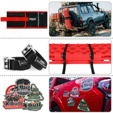Load image into Gallery viewer, X-BULL 2 Pairs Recovery tracks Sand Mud Snow 4WD / 4x4 ATV Offroad Stronger Gen 3.0 - Red
