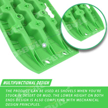 Load image into Gallery viewer, X-BULL Recovery tracks Sand tracks 2 Pairs Sand / Snow / Mud 10T 4WD Gen 3.0 - Green
