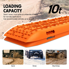 Load image into Gallery viewer, X-BULL Recovery tracks Sand Trucks Offroad With 4PCS Mounting Pins 4WDGen 2.0- Orange
