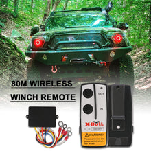 Load image into Gallery viewer, X-BULL Winch Solenoid Relay 12V 500A Winch Controller Twin Wireless Remote 4T Block Pulley
