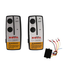 Load image into Gallery viewer, X-BULL Winch Solenoid Relay 12V 500A Winch Controller Twin Wireless Remote 4T Block Pulley
