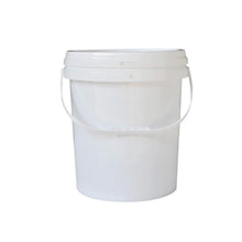 Load image into Gallery viewer, Bulk 10x 10L Plastic Buckets + Lids - Empty White With Handle - Large Food Pail
