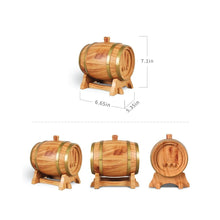 Load image into Gallery viewer, Essential Oil Aroma Diffuser - 350ml Barrel Wood Ultrasonic Air Mist Humidifier
