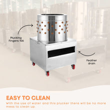 Load image into Gallery viewer, Free Shipping 50cm Chicken Feather Plucker Machine Electric Automatic Poultry
